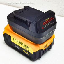 Load image into Gallery viewer, Battery Adapter for Milwaukee™ M18 Tool to Dewalt™ 20V Max Battery